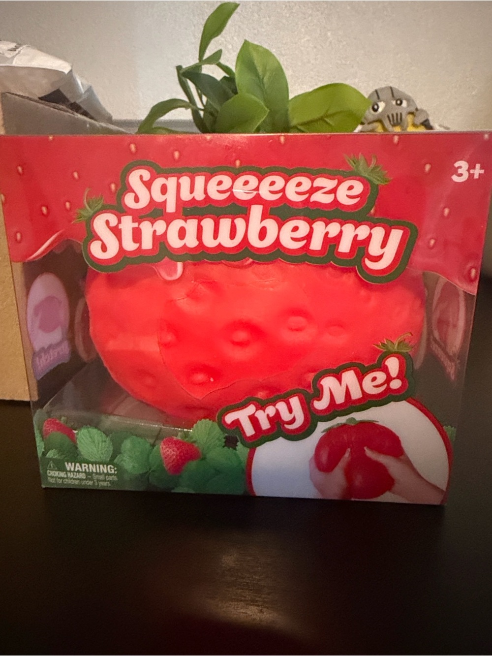 Strawberry Squeeeze Squishy jumbo - Red